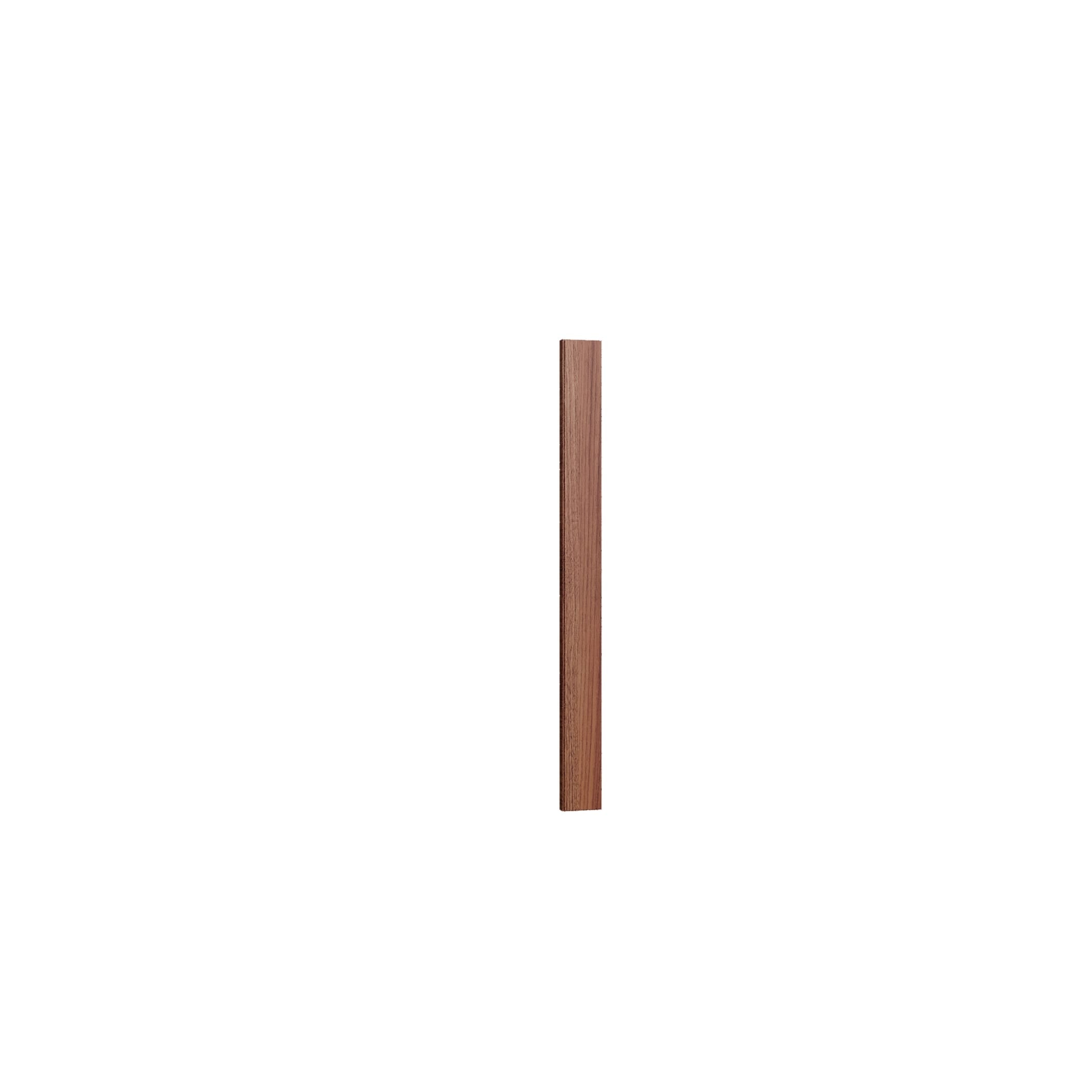 KCD Oslo Classic Walnut Overlay Filler - 2.5” W x 28.75” H - product photo