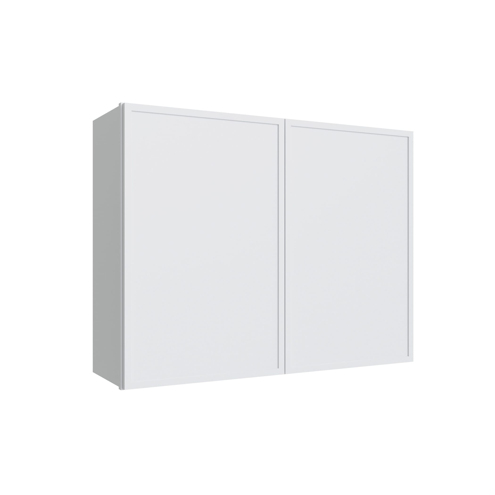 KCD Oslo White Double Door Wall Cabinet - 39" W x 30" H - product photo