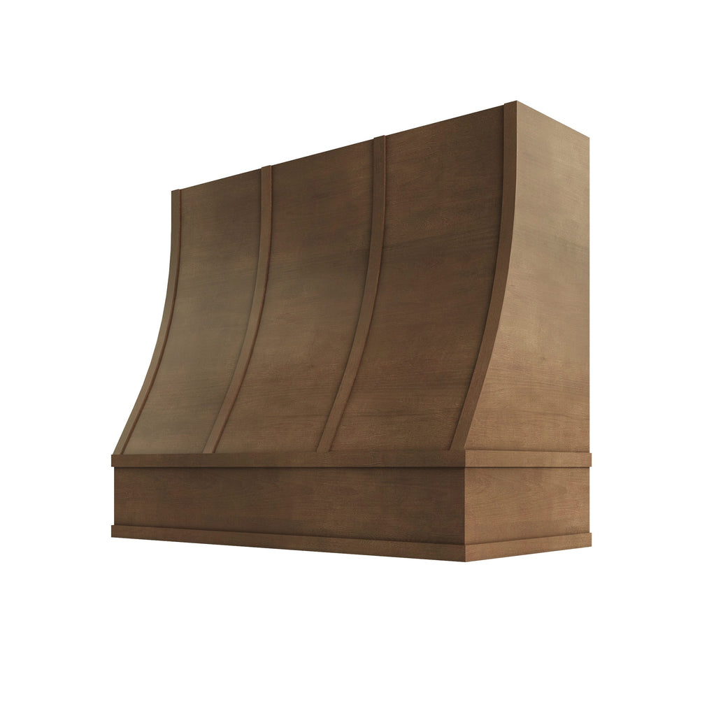 KCD Shaker Kodiak Sloped Hood with Strapping Flat Trim - 42" W x 36" H - product photo