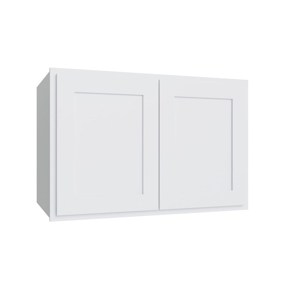 KCD Essential White Deep Wall Cabinet - 36" W x 18" H x 24" D - product photo