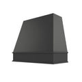 KCD Black Tapered Hood Classic Trim - 42" W x 36" H - product photo