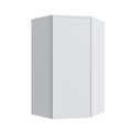 KCD Oslo White Corner Wall Cabinet - 24" W x 30" H - product photo