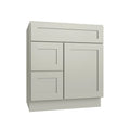 KCD Shaker Moss Vanity Sink Base Left Drawer Stacking Cabinet - 30" W - product photo