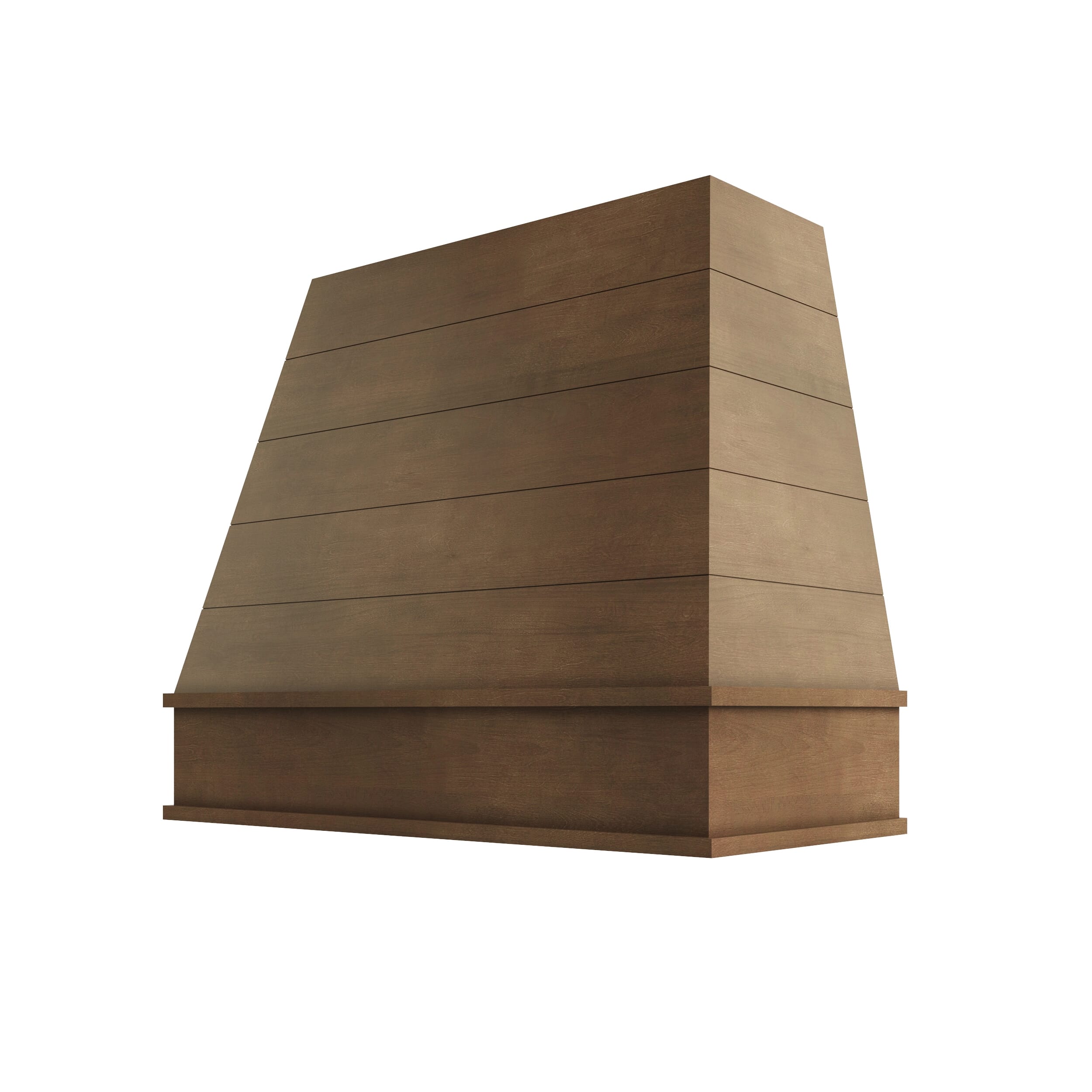 KCD Shaker Kodiak Tapered with Shiplap Hood Block Trim - 42" W x 30" H - product photo