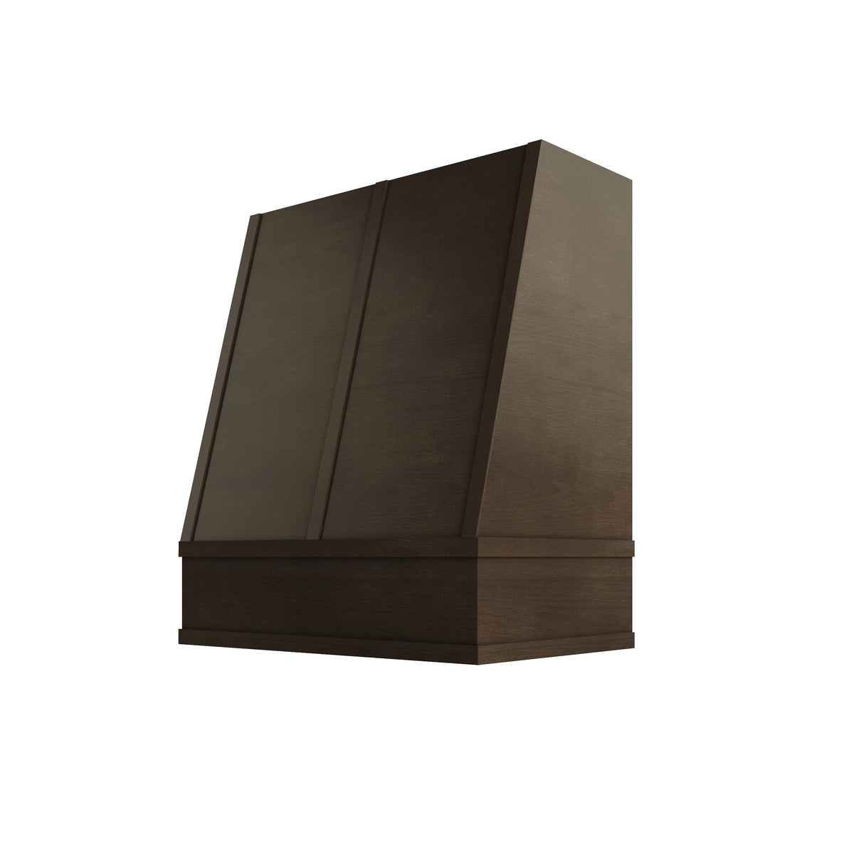 KCD Brooklyn Slate Angled Hood with Strapping Flat Trim - 30" W x 30" H - product photo