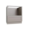 KCD Shaker Sand Microwave Base Cabinet - 24" W - product photo