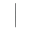 KCD Essential Gray Book Case End - 1.5" W x 96" H x 15" D - product photo