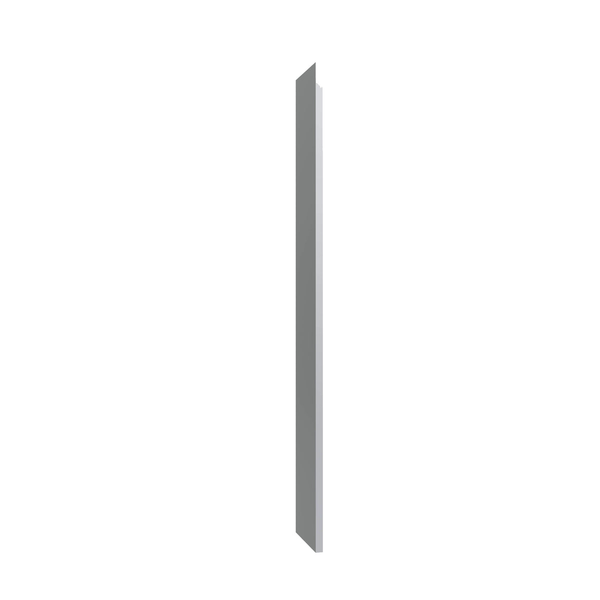 KCD Essential Gray Book Case End - 1.5" W x 96" H x 15" D - product photo