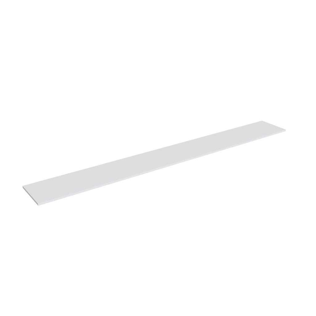 KCD Oslo White Shelf - 96" W x 12" D - product photo