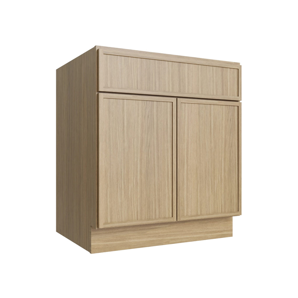 KCD Oslo Oak Sink Base Cabinet - 30" W - product photo