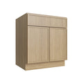 KCD Oslo Oak Sink Base Cabinet - 30" W - product photo