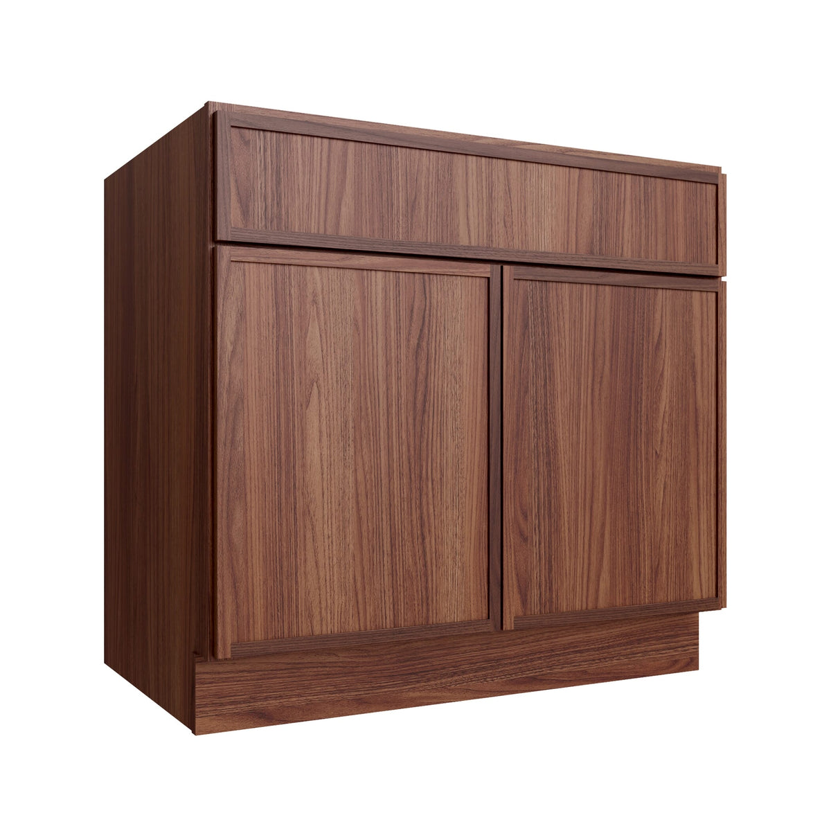 KCD Oslo Classic Walnut Double Door Standard Base Cabinet - 30" W - product photo