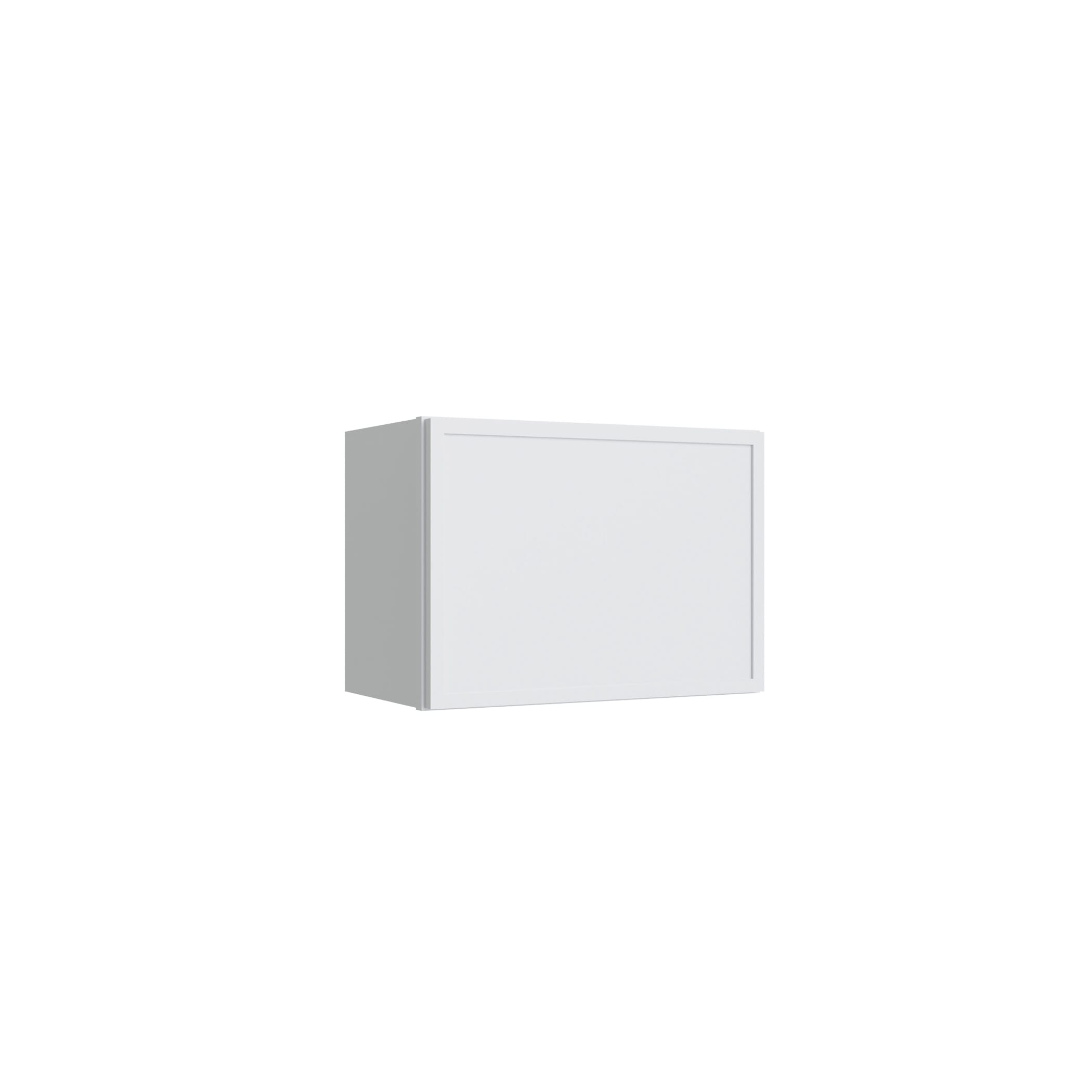 KCD Oslo White Single Door Wall Cabinet - 18" W x 15" H - product photo