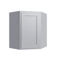 KCD Essential Gray Corner Wall Cabinet - 24" W x 30" H - product photo