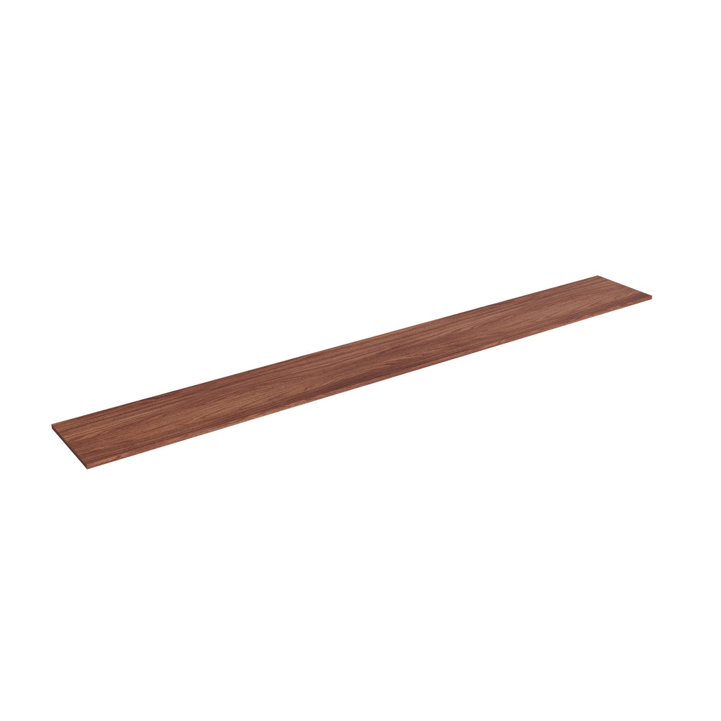 KCD Oslo Classic Walnut Shelf - 96" W x 12" D - product photo