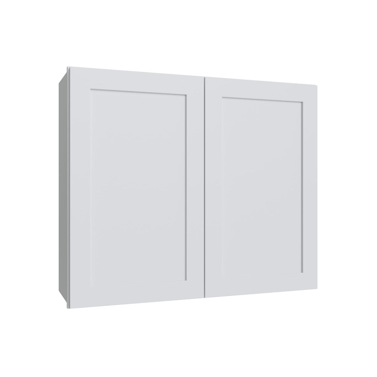 KCD Shaker Designer White Double Door Wall Cabinet - 30" W x 30" H - product photo