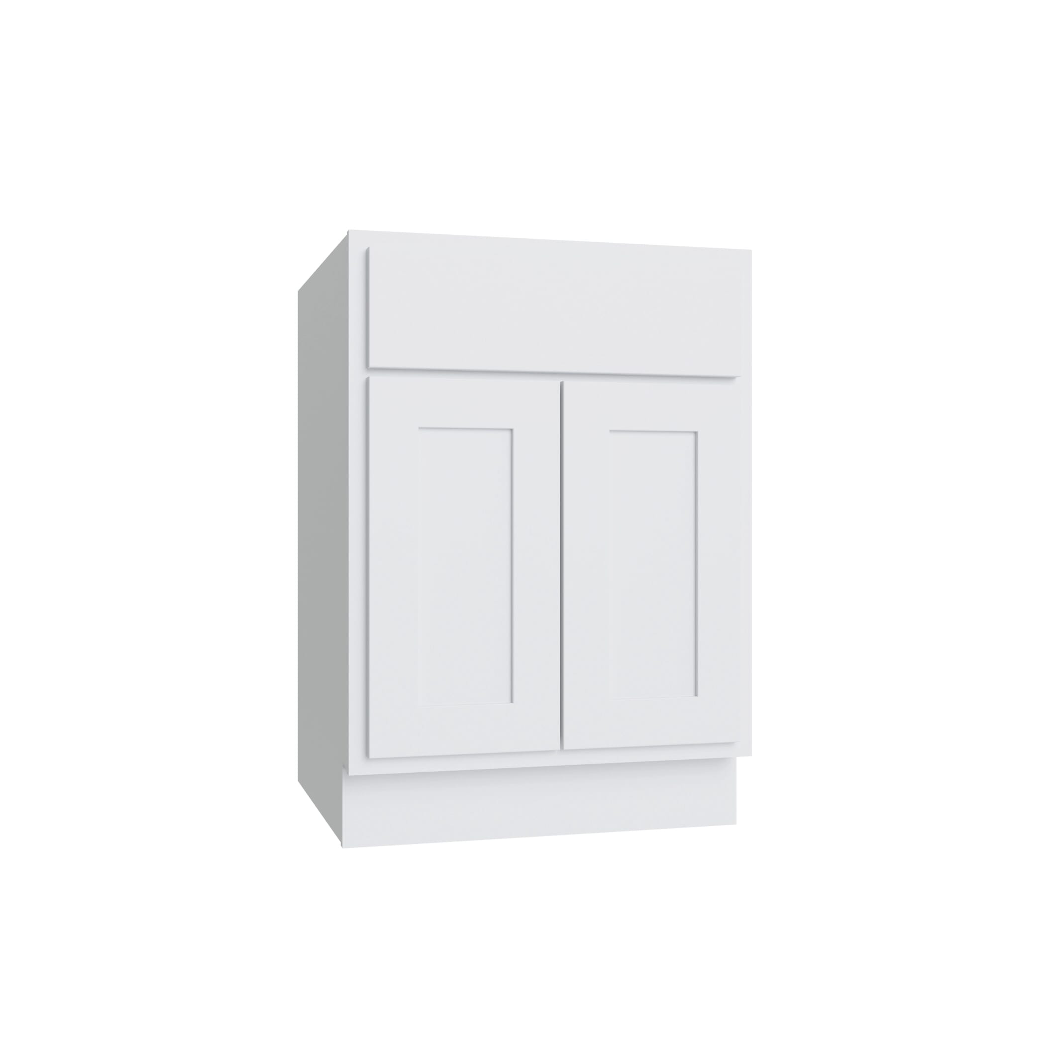 KCD Essential White Double Door Vanity - 24" W - product photo