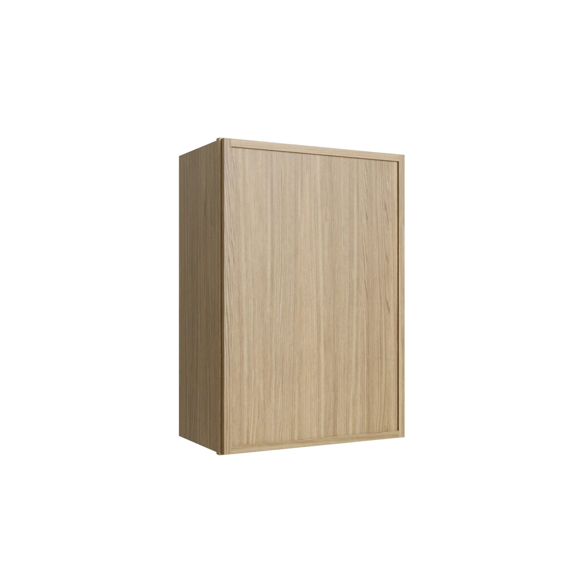 KCD Oslo Oak Single Door Wall Cabinet - 12" W x 30" H - product photo