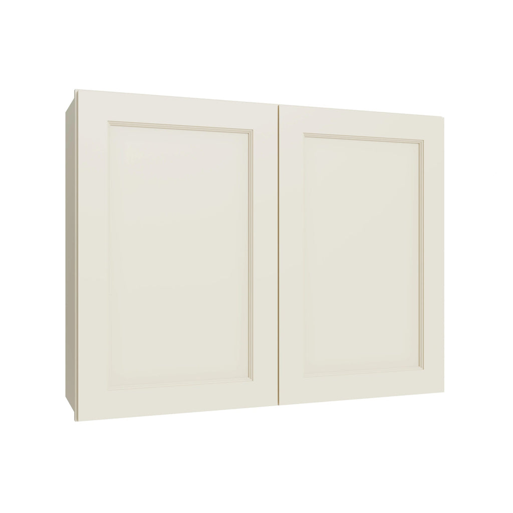 KCD Brooklyn Pearl Double Door Wall Cabinet - 30" W x 24" H - product photo