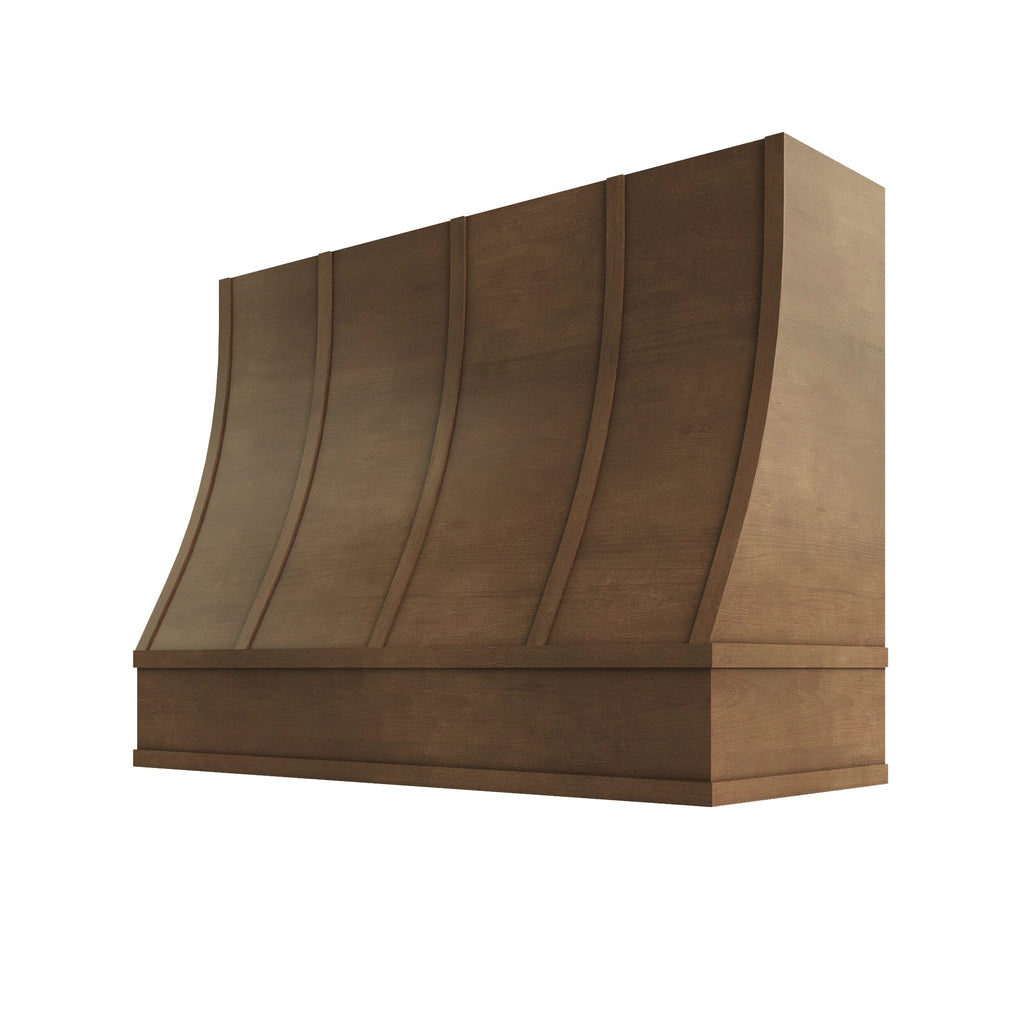 KCD Shaker Kodiak Sloped Hood with Strapping Flat Trim - 48" W x 36" H - product photo