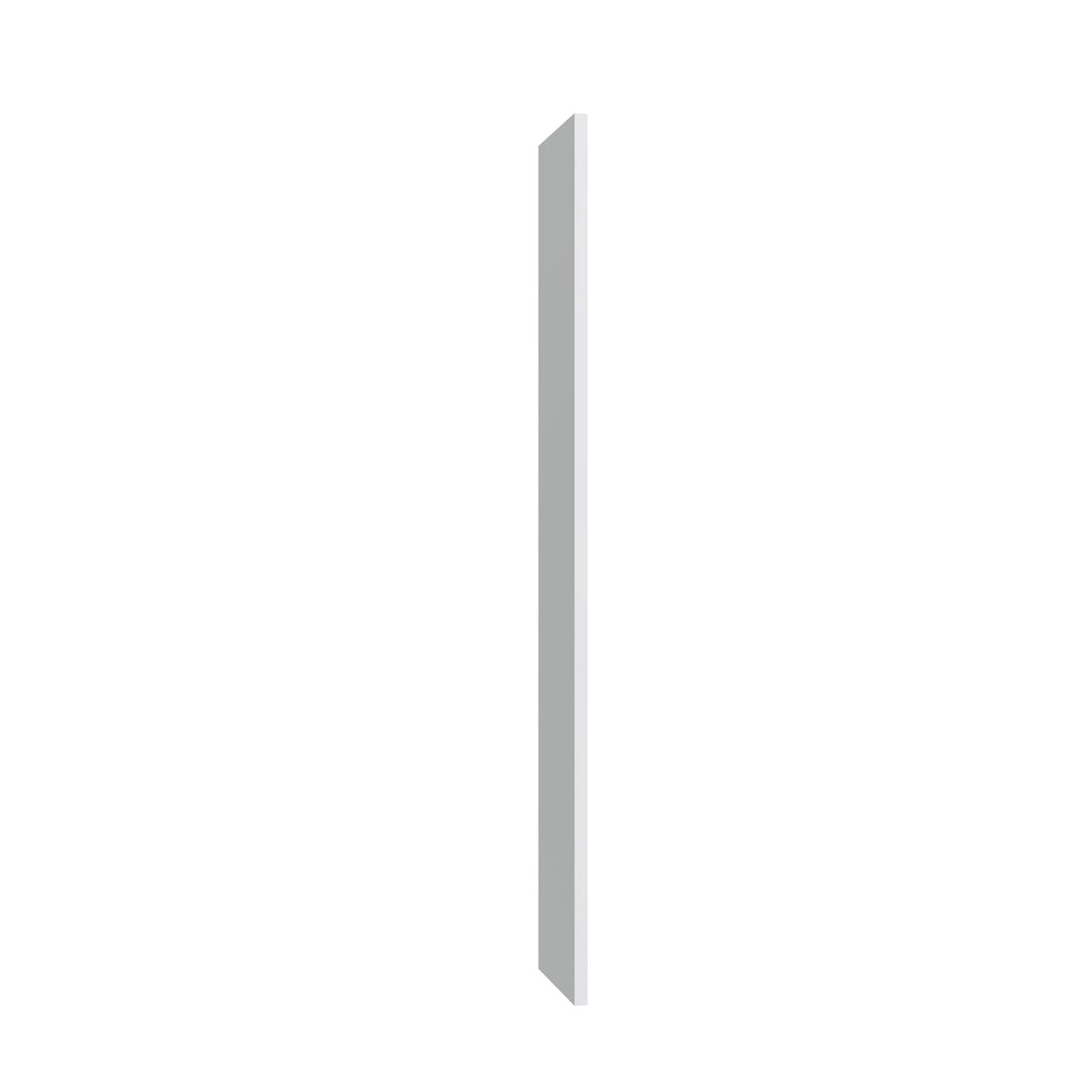 KCD Essential White Book Case End - 1.5" W x 96" H x 15" D - product photo