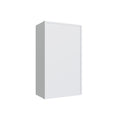 KCD Oslo White Single Door Wall Cabinet - 18" W x 36" H - product photo