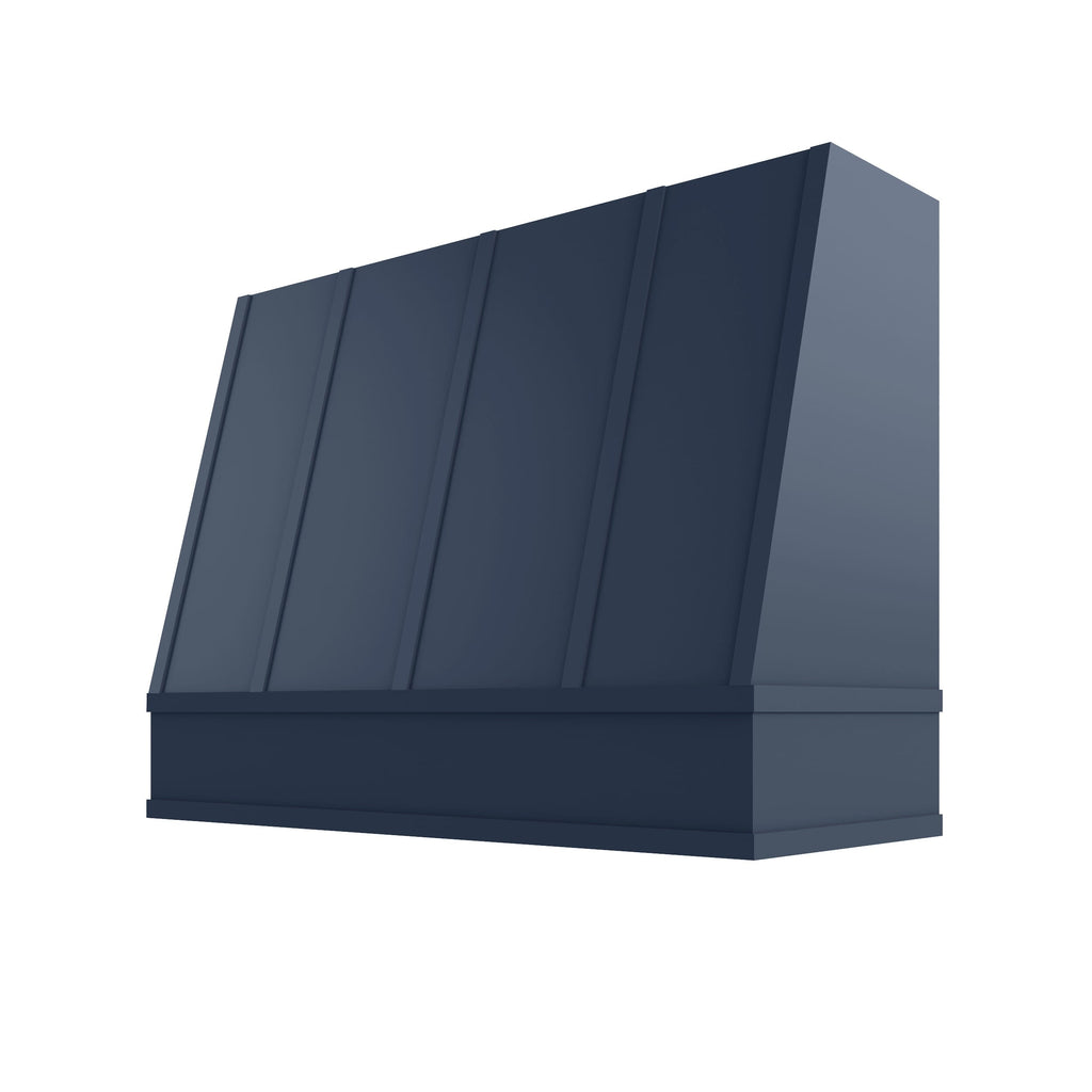 KCD Brooklyn Midnight Angled Hood with Strapping Flat Trim - 48" W x 36" H - product photo