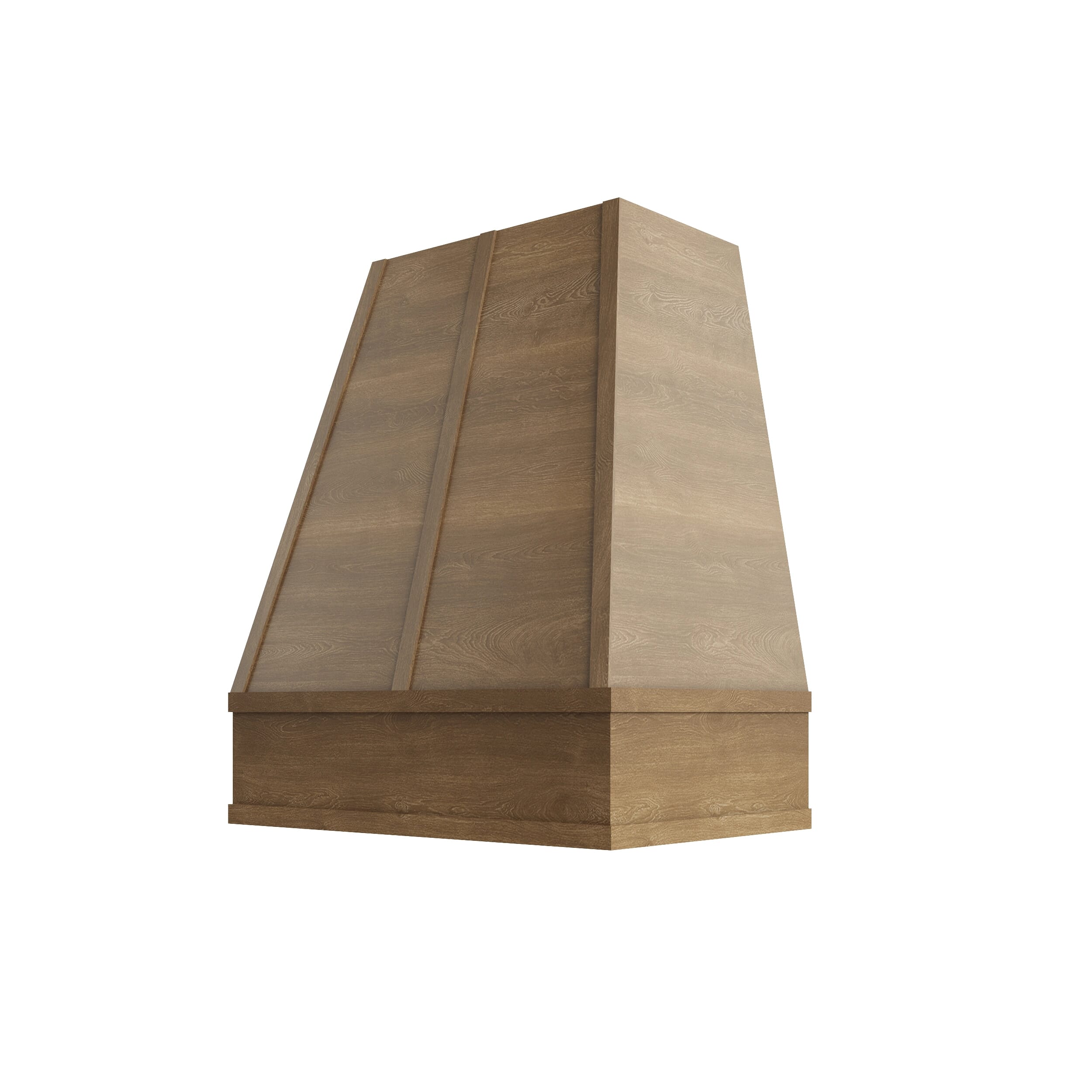KCD Brooklyn Fawn Tapered Hood with Strapping Flat Trim - 30" W x 30" H - product photo
