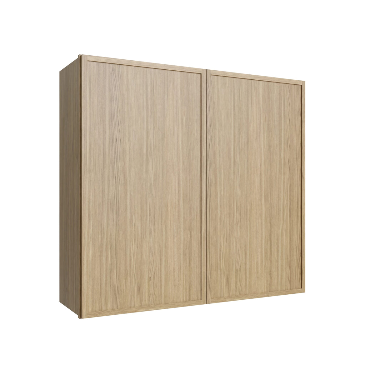 KCD Oslo Oak Double Door Wall Cabinet - 30" W x 36" H - product photo