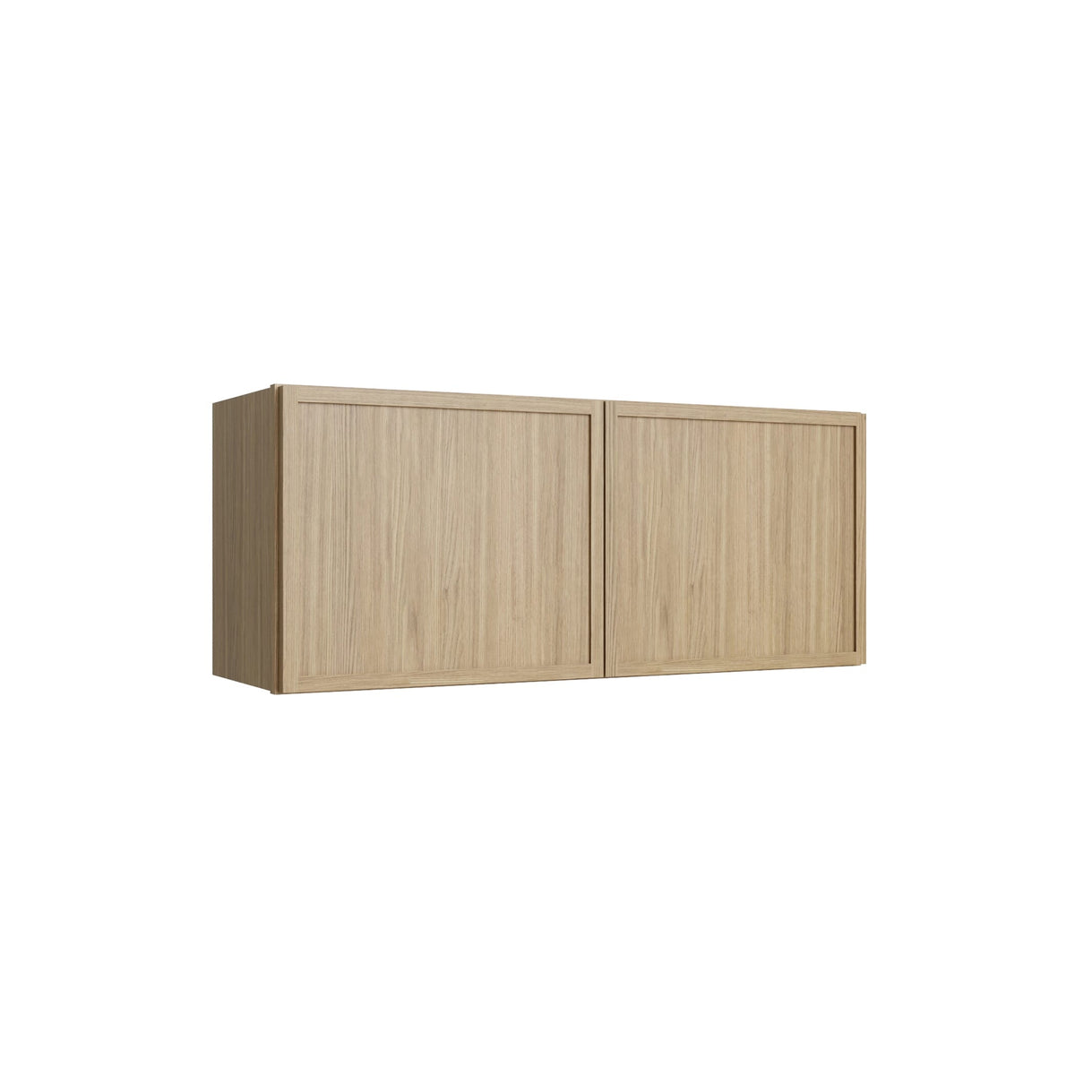 KCD Oslo Oak Double Door Wall Cabinet - 33" W x 15" H - product photo