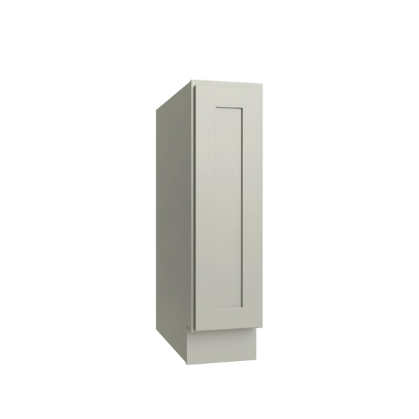 KCD Shaker Moss Single Door Full Height Base Cabinet - 9" W