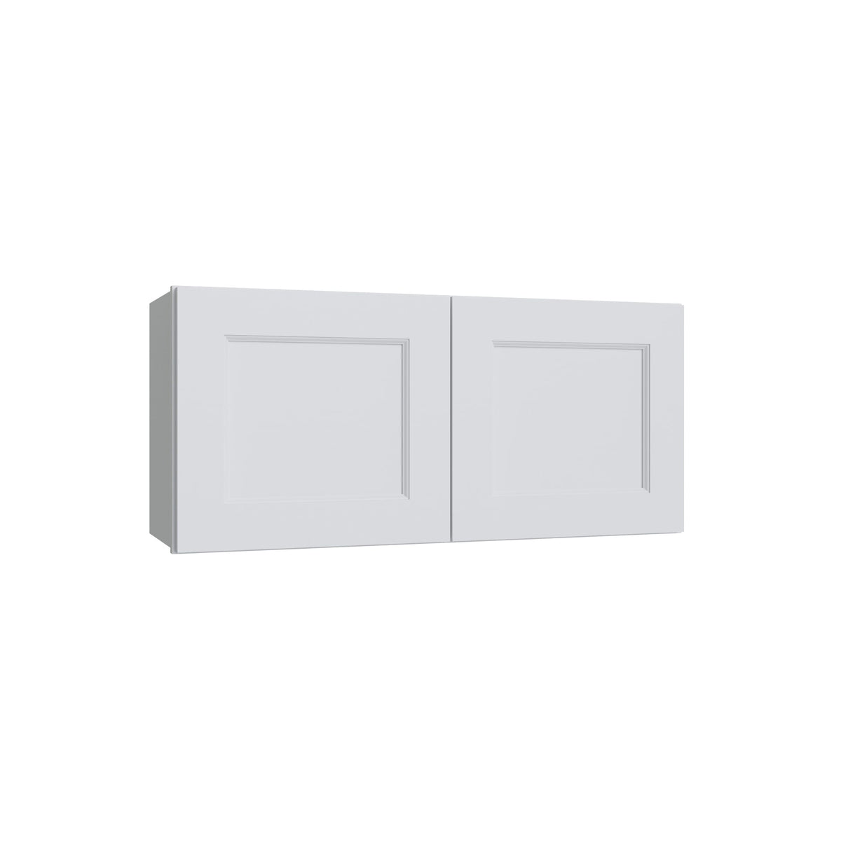 KCD Brooklyn Bright White Double Door Wall Cabinet - 36" W x 15" H - product photo