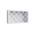 KCD Essential White Wine Rack - 30" W x 18" H x 12" D - product photo