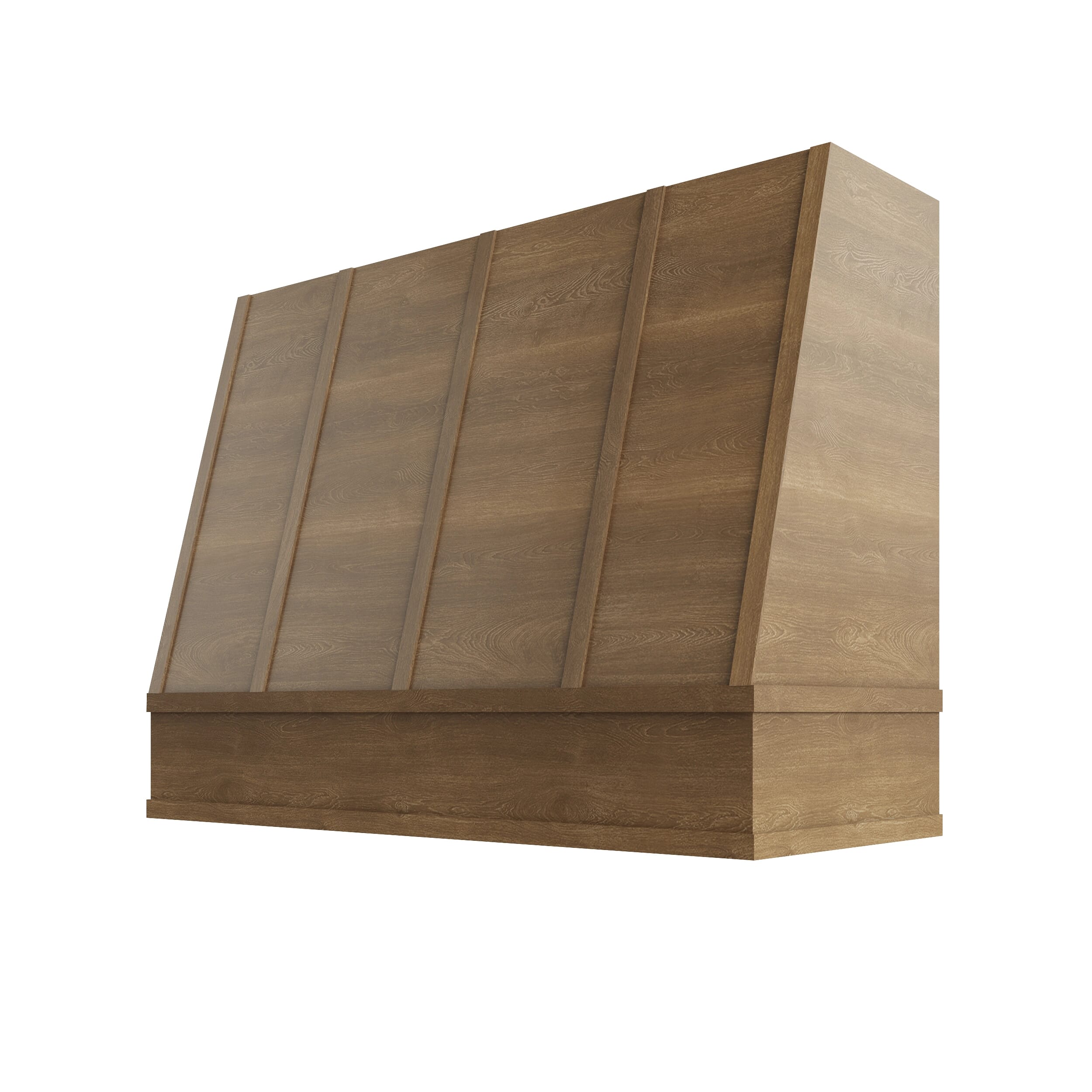 KCD Brooklyn Fawn Angled Hood with Strapping Flat Trim - 48" W x 36" H - product photo