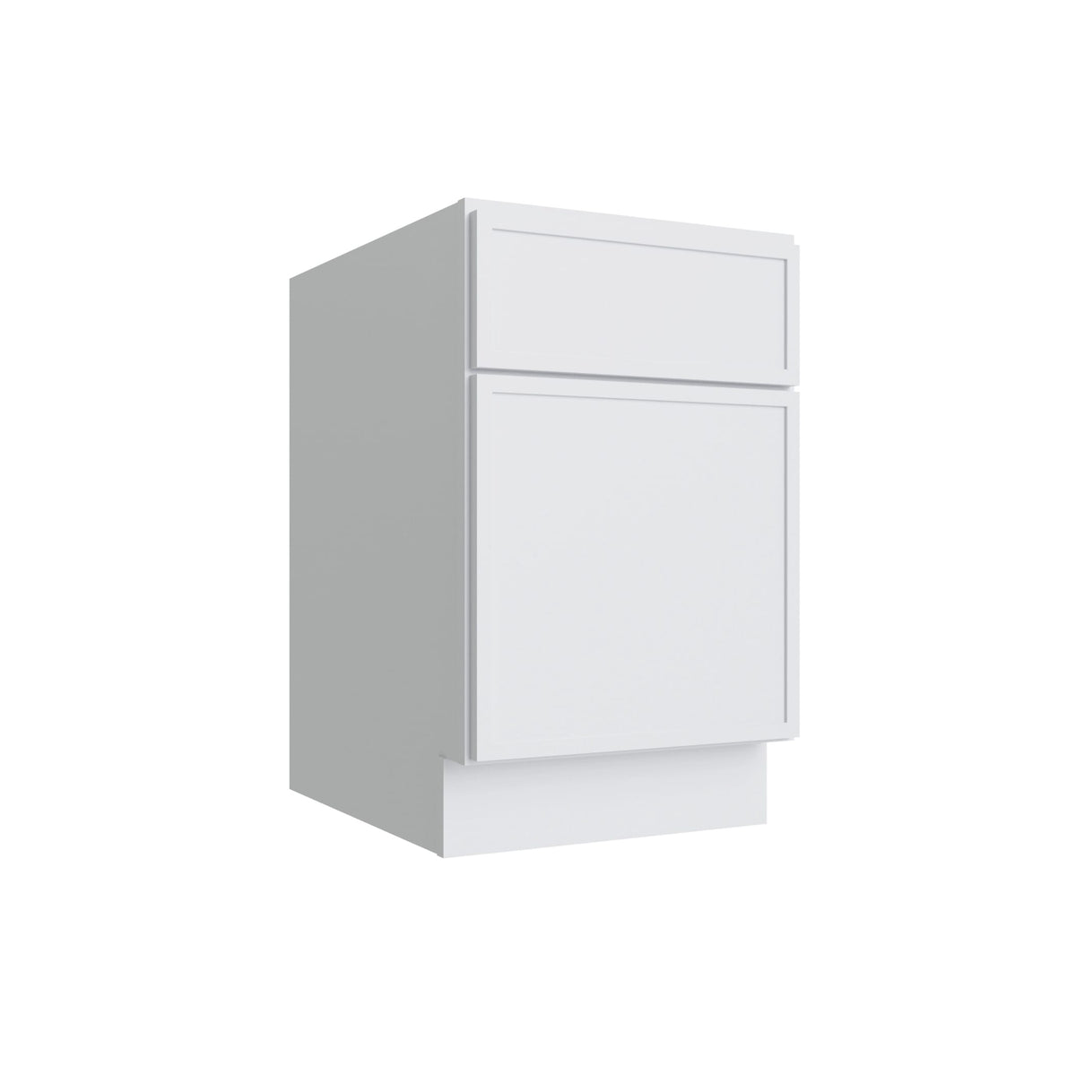 KCD Oslo White Desk Drawer Base - 18" W x 29.5" H x 24" D - product photo