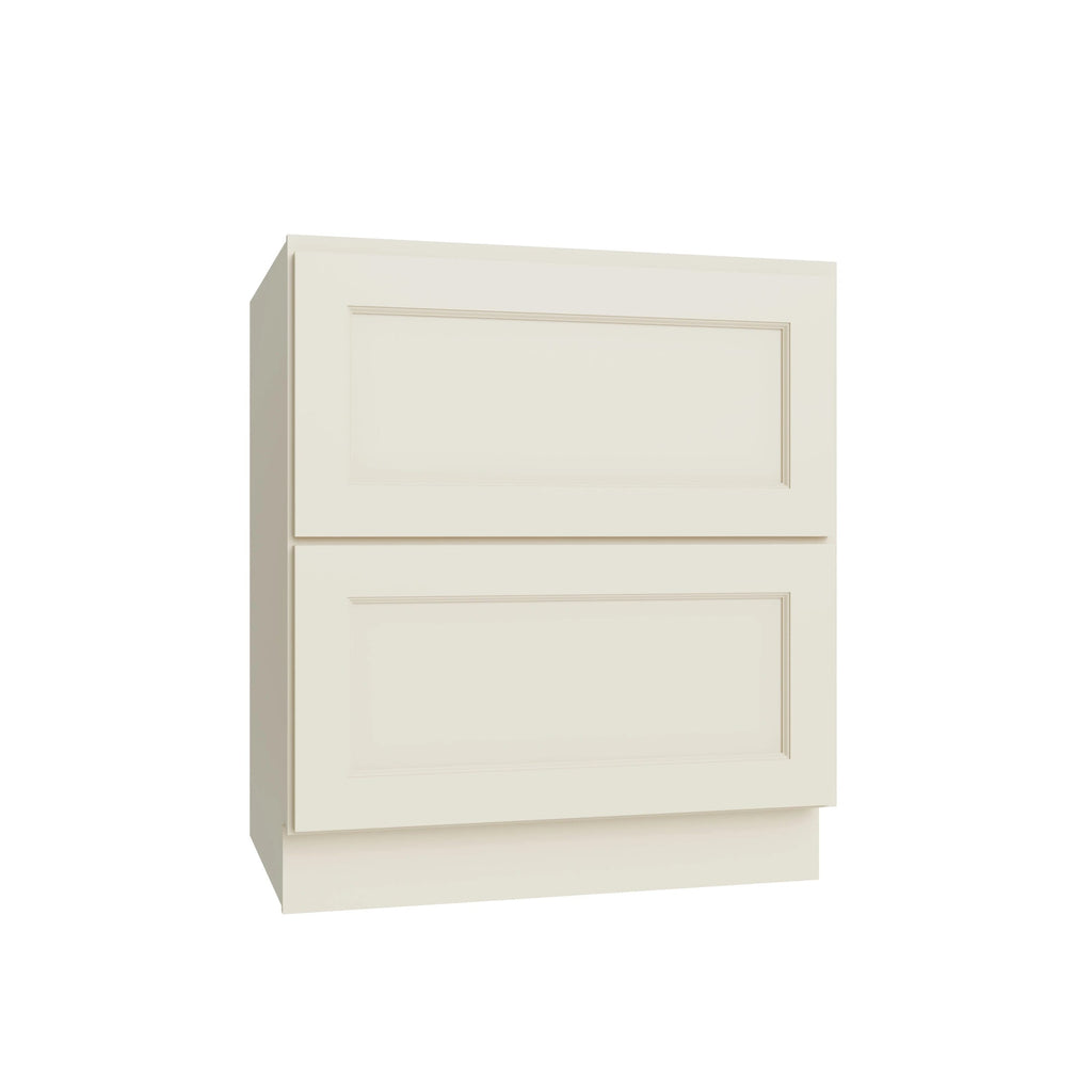 KCD Brooklyn Pearl 2 Drawer Base Cabinet - 30" W - product photo