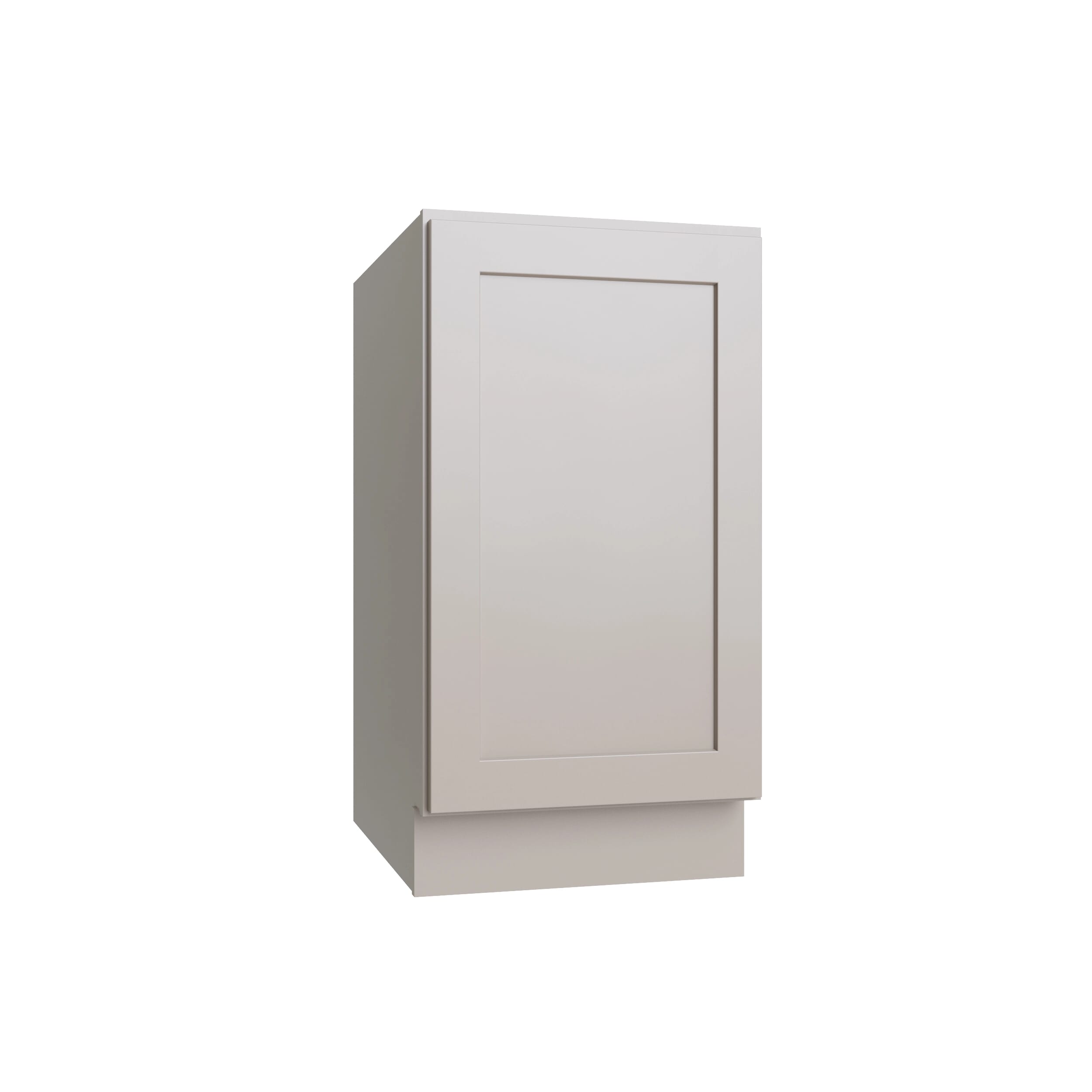 KCD Shaker Sand Full Height Single Door Base Cabinet - 15" W - product photo