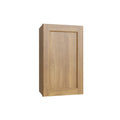KCD Brooklyn Fawn Single Door Wall Cabinet - 15" W x 30" H - product photo