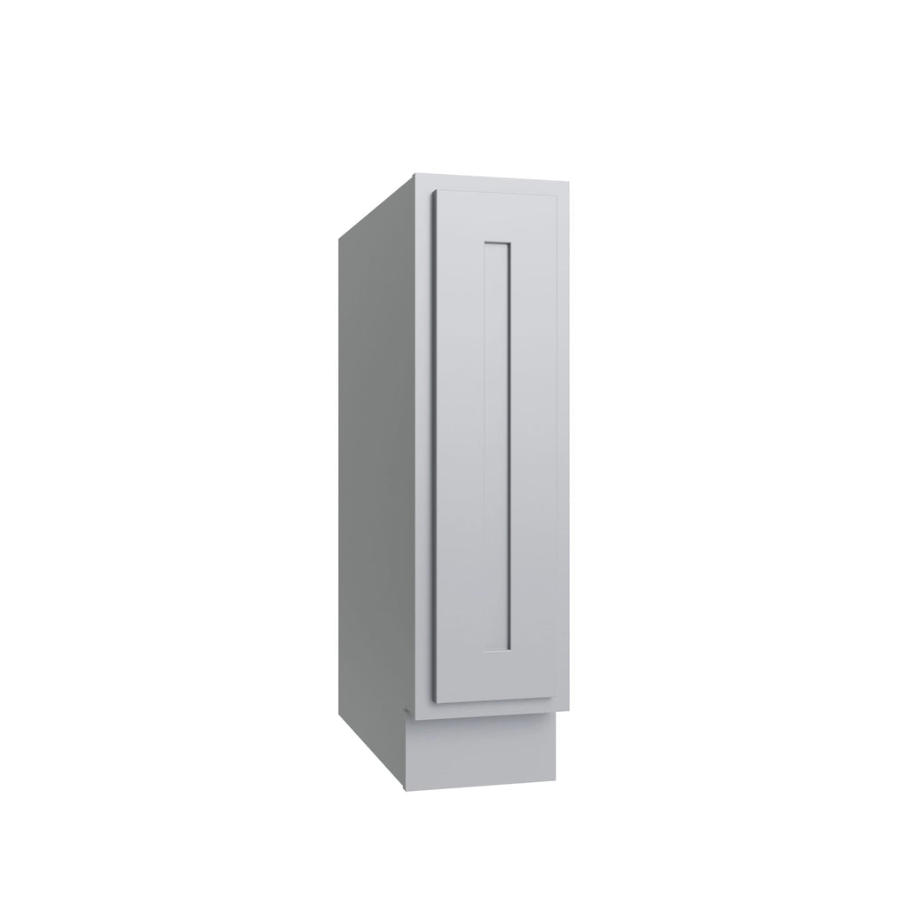 KCD Essential Gray Single Door Full Height Base Cabinet - 9" W - product photo