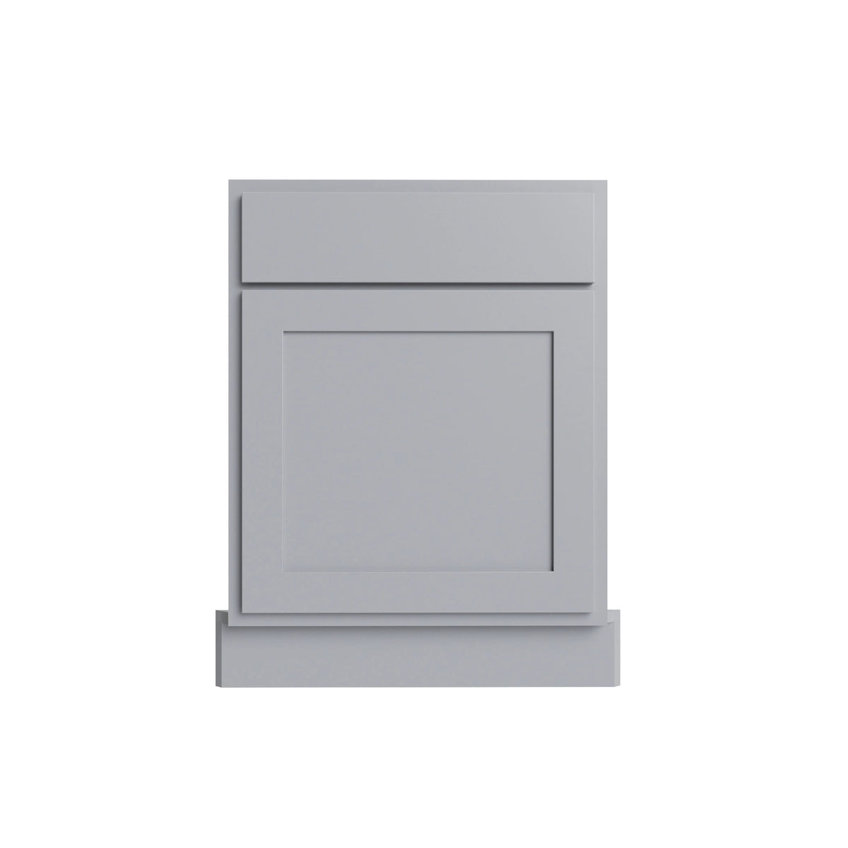 KCD Essential Gray Corner Sink Front for 42" Space - 27" W - product photo