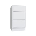 KCD Essential White Vanity Drawer Base - 12" W x 32.5" H x 21" D - Reduced Height - product photo