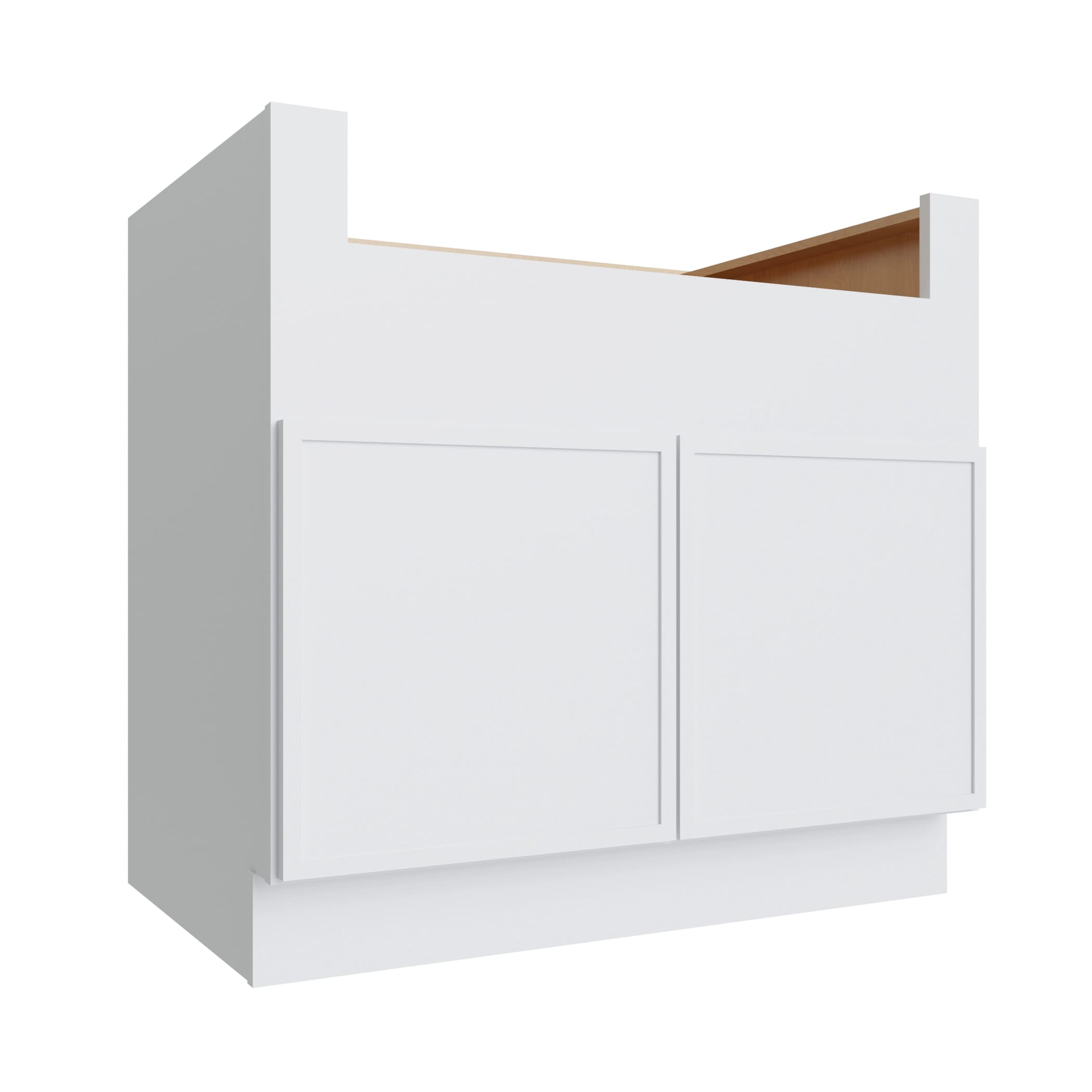 KCD Oslo White Farm Sink Base Cabinet - 36" W - product photo