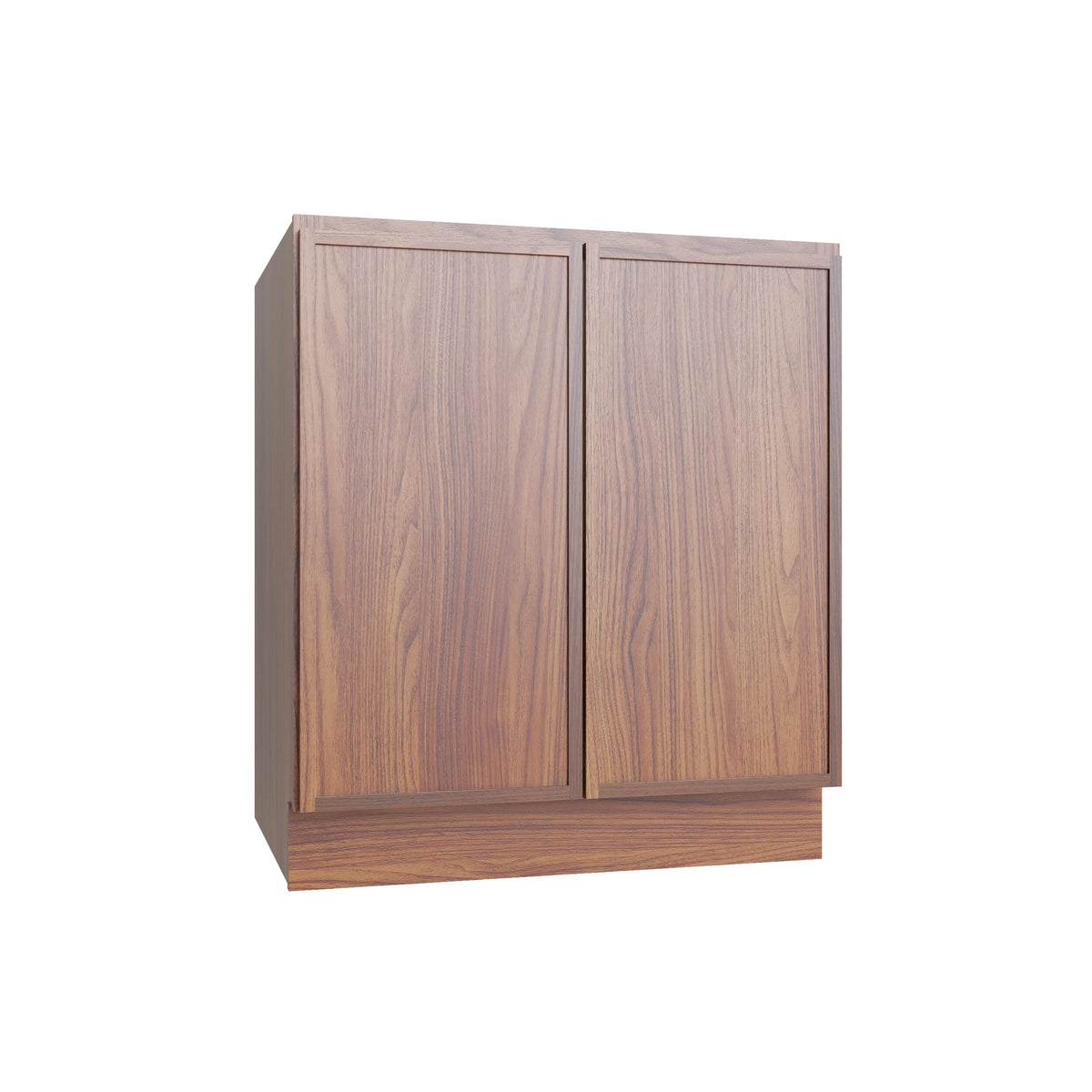 KCD Oslo Classic Walnut Full Height Double Door Base Cabinet - 30" W - product photo