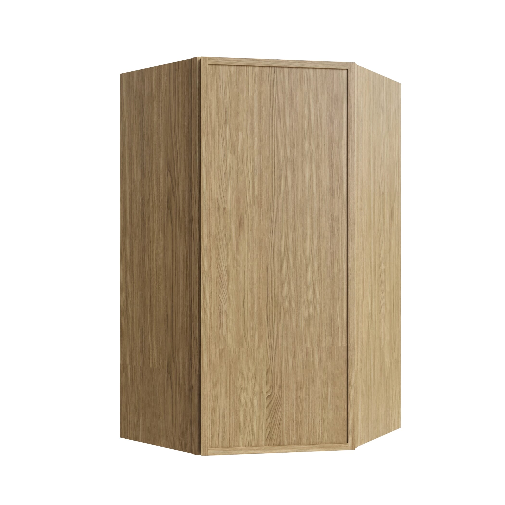 KCD Oslo Oak Corner Wall Cabinet - 24" W x 42" H - product photo