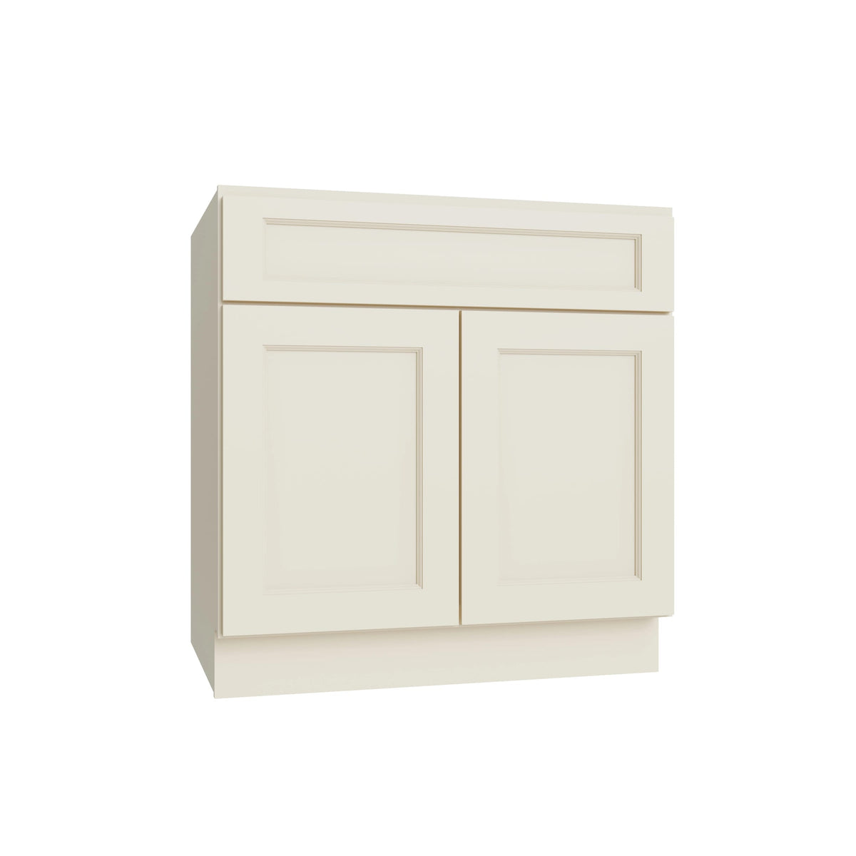 KCD Brooklyn Pearl Double Door Standard Base Cabinet - 24" W - product photo