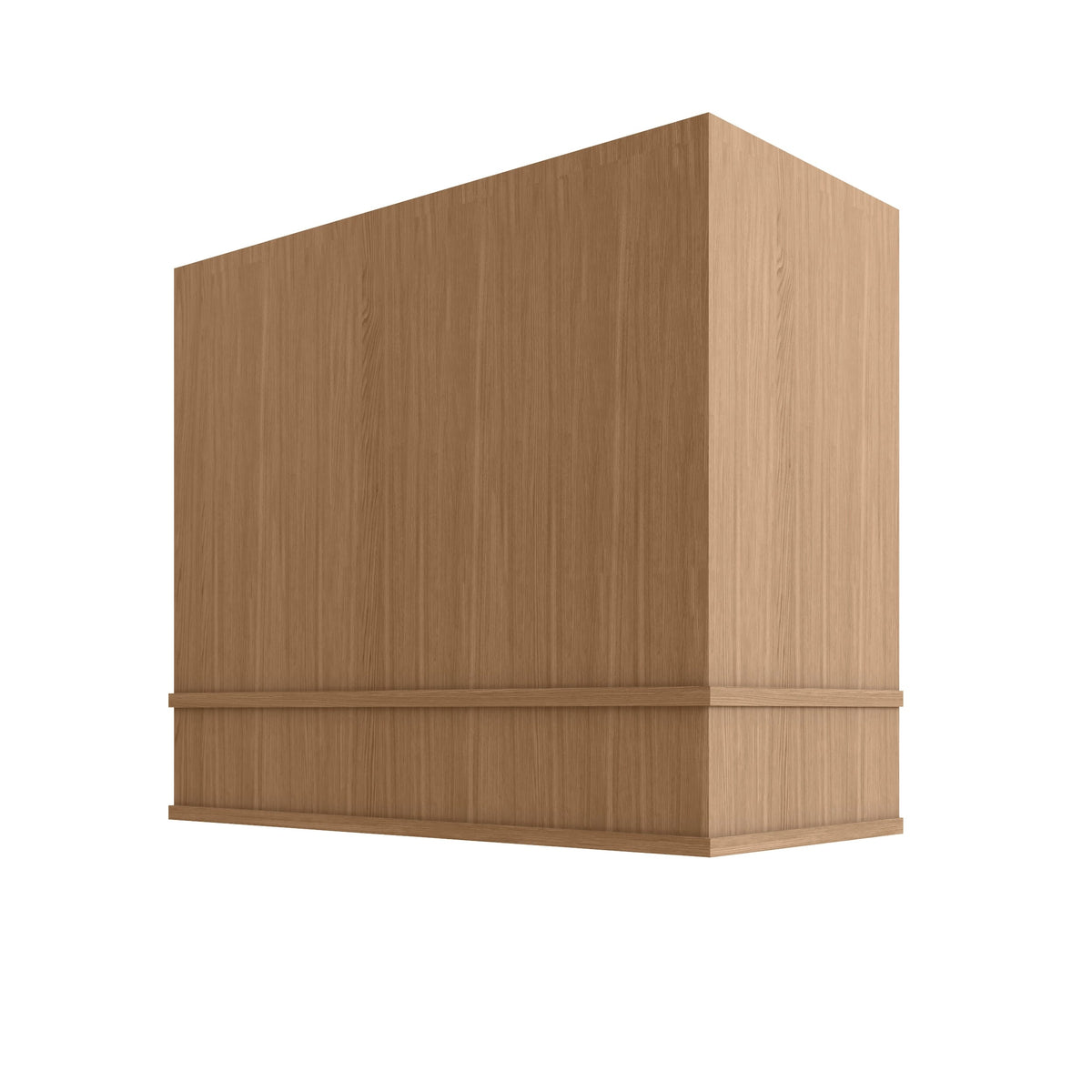 KCD Oslo Oak Box Hood Block Trim - 36" W x 30" H - product photo