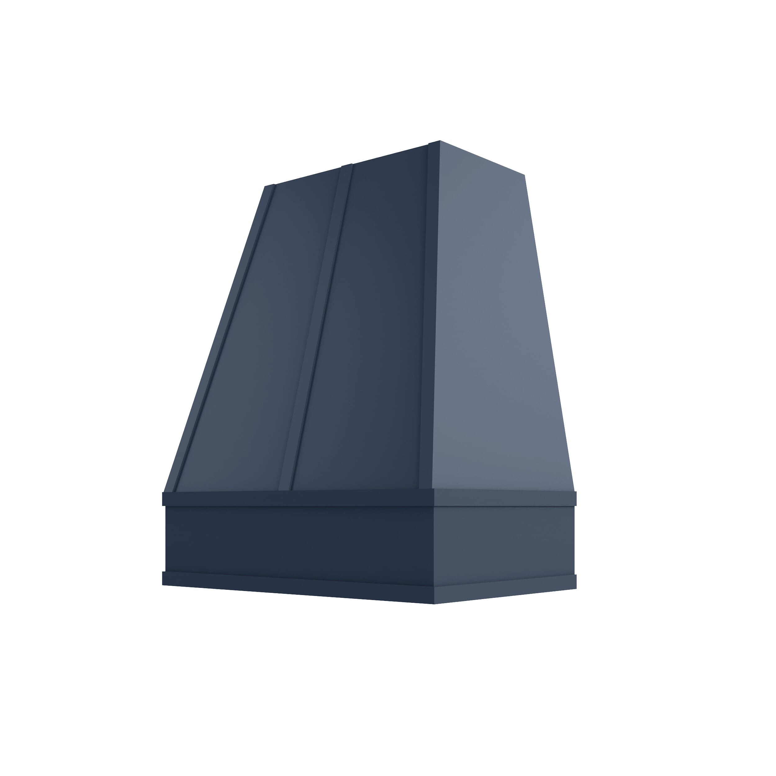 KCD Brooklyn Midnight Tapered Hood with Strapping Flat Trim - 30" W x 48" H - product photo