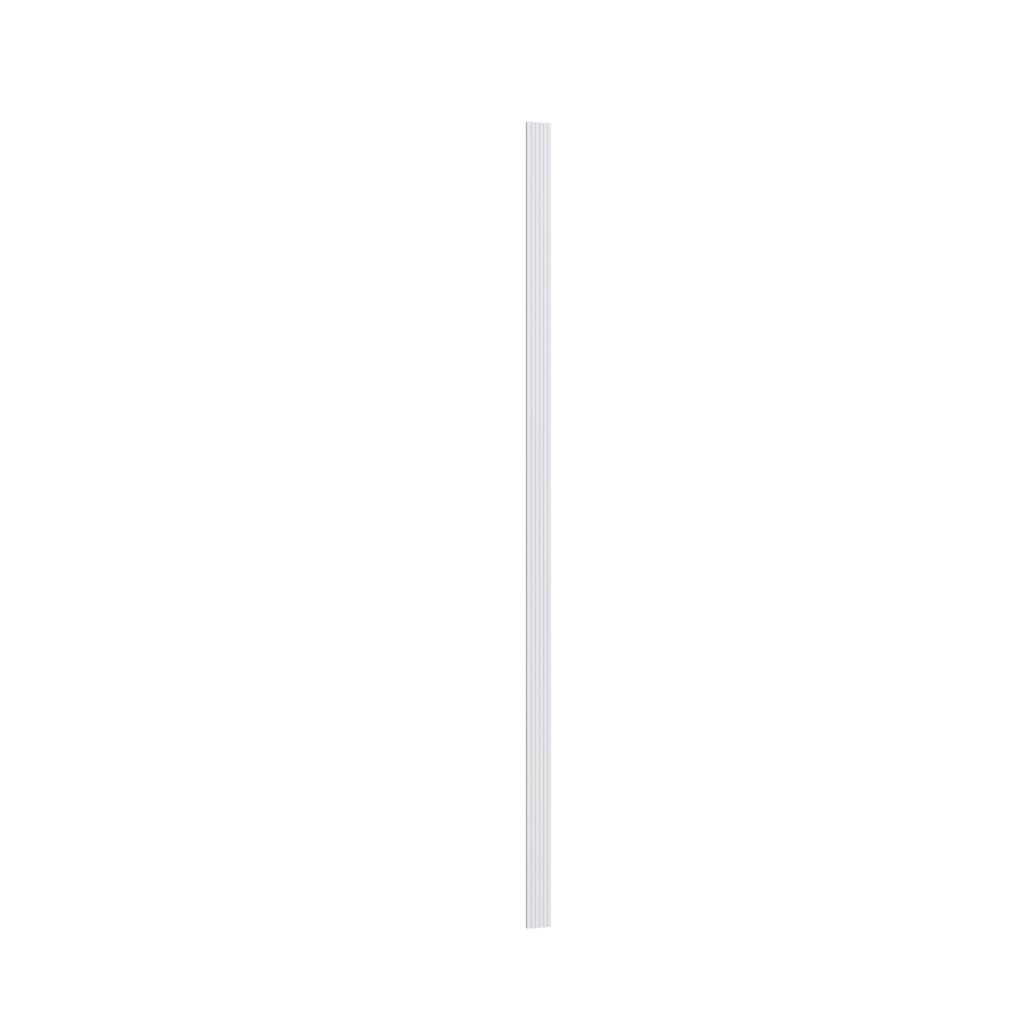 KCD Brooklyn Bright White Fluted Filler - 3" W x 96" H - product photo