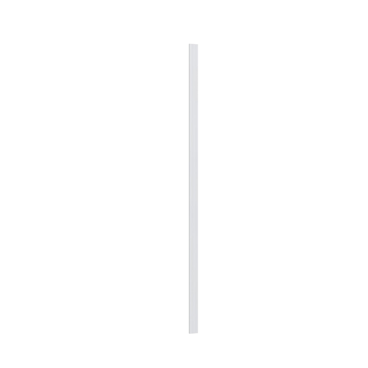 KCD Brooklyn Bright White Fluted Filler - 3" W x 96" H - product photo