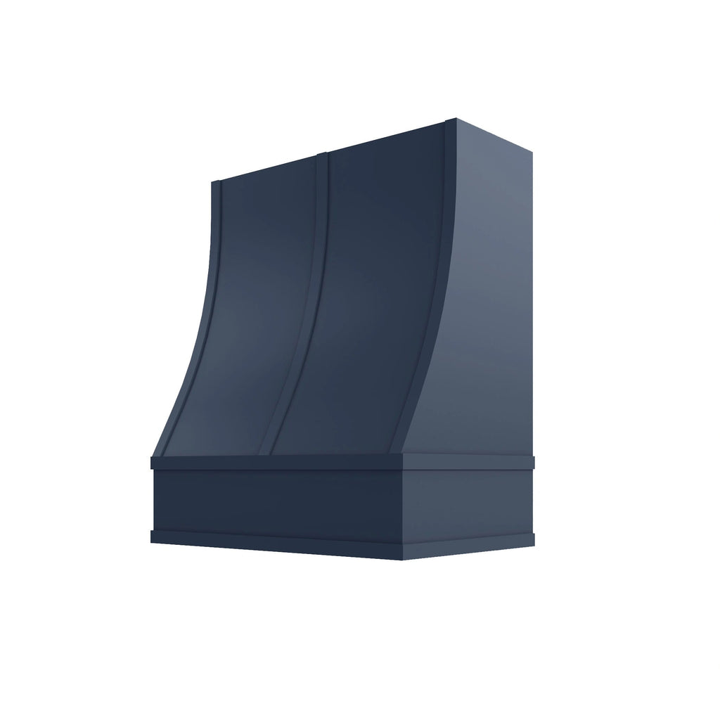 KCD Brooklyn Midnight Sloped Hood with Strapping Flat Trim - 30" W x 48" H - product photo